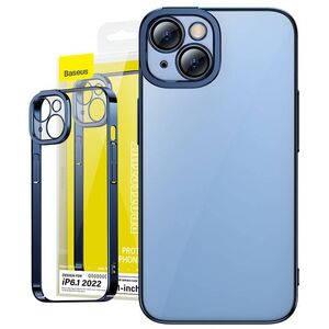 Baseus Baseus Glitter Transparent Case and Tempered Glass set for iPhone 14 (blue) 038945  ARMC021203 έως και 12 άτοκες δόσεις 6932172615482