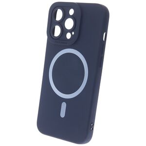 Silicon Mag case for iPhone 15 Plus 6,7&quot; dark blue