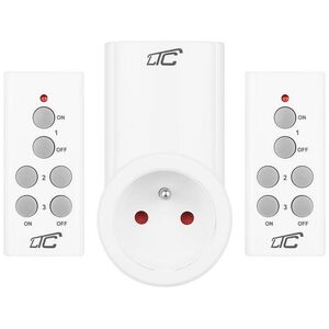 Remote controlled mains socket x2 LTC