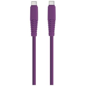 Setty cable USB-C - USB-C 1,5 m 2,1A KSC-C-1.5219 purple