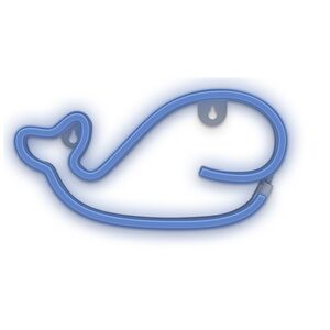 Neon LED Light WHALE blue Bat + USB FLNE19 Forever Light