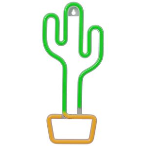 Neon LED Light CACTUS orange green Bat + USB FLNEO2 Forever Light