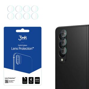 3mk hybrid glass Lens Protection for camera for Poco M6 Pro 4G