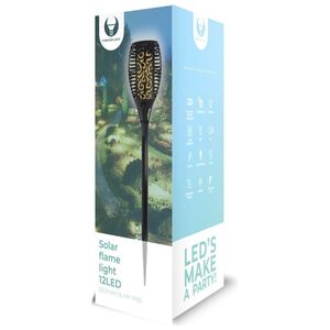 Solar flame light 12LED 300mAh Ni-Mh IP65