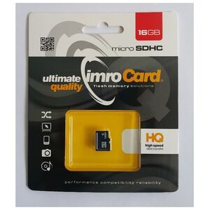Imro memory card 16GB microSDHC cl. 6