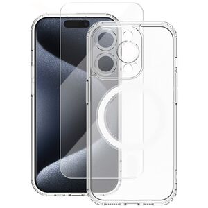 Vmax set Mag case + glass 2,5D premium for iPhone 14 Pro 6,1&quot;