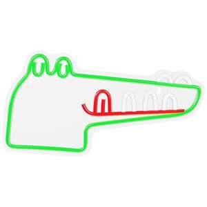 Neon PLEXI LED JURASSIC CROC green FLNJ03 Forever Light
