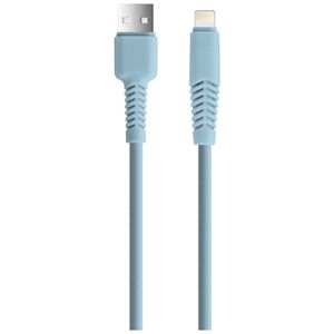 Setty cable USB - Lightning 1,5 m 2,1A KSA-L-1.523 blue