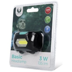 LED Headlamp Basic COB 3W 135lm 3 x AAA Forever Light