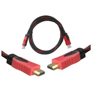 Cable HDMI-HDMI 1,5m red v1.4 blist.
