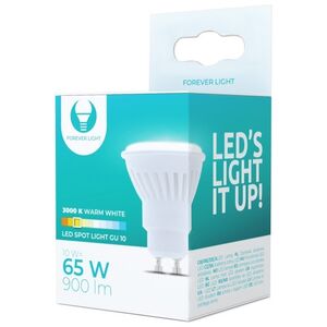 LED bulb GU10 10W 230V 3000K 900lm ceramic Forever Light 5900495840066