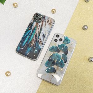 Gold Glam case for Samsung Galaxy A25 5G (global) feathers 5907457743908