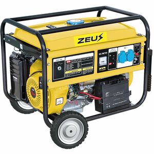 ZEUS Ηλεκτρογεννήτρια 15HP, 6.5KW μίζα GS 6515 EV έως 12 άτοκες Δόσεις