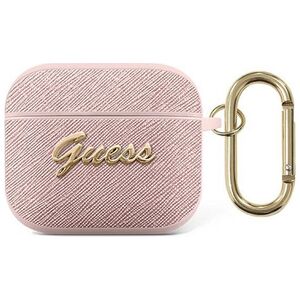 Guess case for Airpods 3 GUA3SASMP pink 4G Script Metal 3666339009830