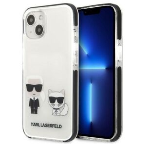 Karl Lagerfeld case for iPhone 13 Mini KLHCP13STPEKCW black hard case Iconic Karl & Choupette 3666339048600