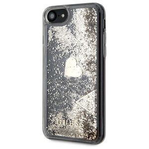 Guess case for iPhone SE 2022 / SE 2020 / 7 / 8 GUOHCI8GLHFLGO hard case gold Charms 2 Liquid Glitter 3700740478554