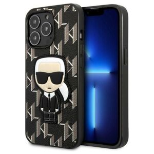 Karl Lagerfeld case for iPhone 13 Pro KLHCP13LPMNIKBK black hard case Monogram Iconic Karl 3666339049386