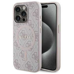 Guess case for iPhone 14 Pro Max 6,7&quot; GUHMP14XG4GFRP pink HC MAGSAFE PU 4G RING CLASSIC LOGO 3666339226732