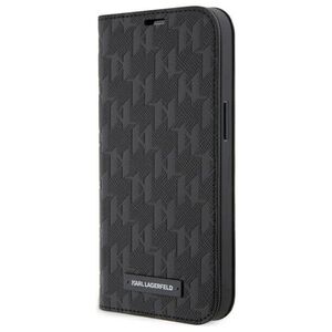 Karl Lagerfeld case for iPhone 14 Pro 6,1&quot; KLBKP14LSAKLHPK black Saffiano Monogram 3666339122966