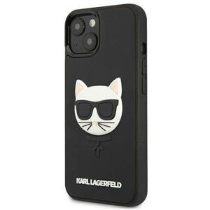 Karl Lagerfeld case for iPhone 13 Mini 5,4&quot; KLHCP13SCH3DBK hardcase black 3D Rubber Choupette 3666339028138