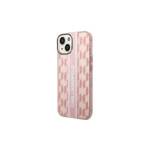 Karl Lagerfeld case for iPhone 14 Plus 6,7&quot; KLHCP14MHKLSPCP pink HC Mono Vertical Stripe 3666339085292
