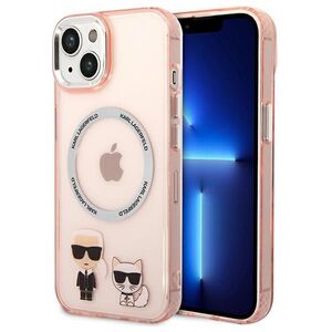 Karl Lagerfeld case for iPhone 14 Pro Max 6,7&quot; KLHMP14XHKCP pink HC Magsafe IML Ring + K&C Logo 3666339087357