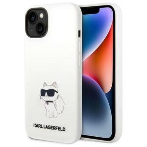 Karl Lagerfeld case for iPhone 14 Plus 6,7&quot; KLHCP14MSNCHBCH white HC Silicone NFT Choupette 3666339086770