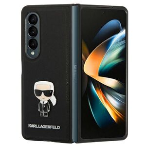 Karl Lagerfeld case for Samsung Galaxy Z Fold 4 KLHCZFD4IKMSBK black Saffiano Edition 3666339084813