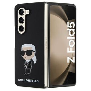 Karl Lagerfeld case for Z Fold5 KLHCZFD5SNIKBCK black Silicone Ikonik 3666339174064