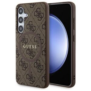 Guess case for Samsung Galaxy S24 GUHMS24SG4GFRW brown HC MAGSAFE PU 4G RING CLASSIC LOGO 3666339241483