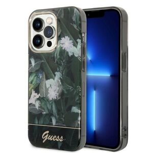 Guess case for iPhone 14 Pro Max 6,7&quot; GUHCP14XHGJGHA green hardcase Jungle Collection 3666339064433