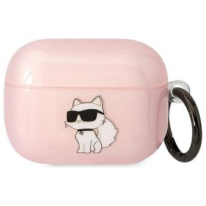 Karl Lagerfeld case for Airpods Pro KLAPHNCHTCP pink Ikonik Choupette 3666339088088