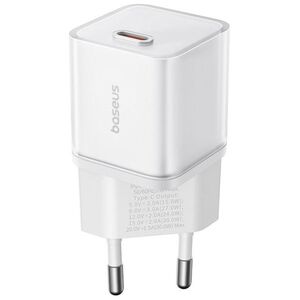 Network charger Baseus GaN5S Fast Charger 1C, 30W, 1 x Type-C F, White - 40405 έως 12 άτοκες Δόσεις