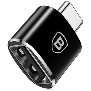 Аdapter Baseus Mini, USB F to Type-C, OTG, Black - 40397 έως 12 άτοκες Δόσεις