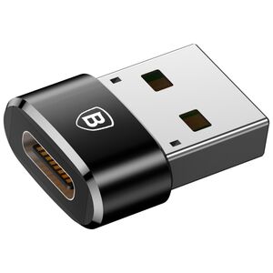 Аdapter Baseus Mini, Type-C F to USB, OTG, Black - 40399 έως 12 άτοκες Δόσεις