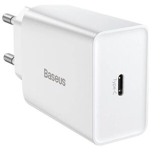 Network charger Baseus Speed Mini 1C, 20W, 1 x Type-C F, White - 40414 έως 12 άτοκες Δόσεις