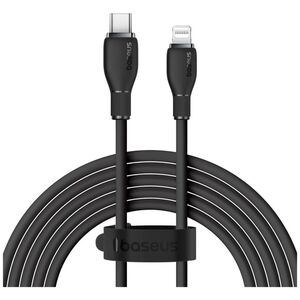 Data cable Baseus Pudding, Lightning, 1.2m, Black - 40429 έως 12 άτοκες Δόσεις