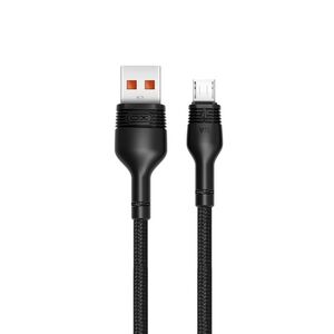XO cable NB55 USB - microUSB 1,0 m 5A black 6920680899739