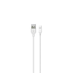 XO cable NB103 USB - microUSB 1,0 m 2,1A white 6920680862733