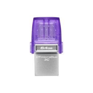Kingston pendrive 64GB USB 3.0 / USB 3.1 DT microDuo 3C + USB-C 740617328219