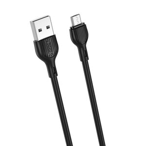 XO cable NB200 USB - microUSB 1,0m 2.1A black 6920680878109