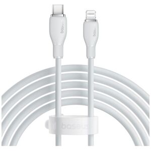 Data cable Baseus Pudding, Type-C - Lightning, 20W, 1.2m, White - 40432 έως 12 άτοκες Δόσεις