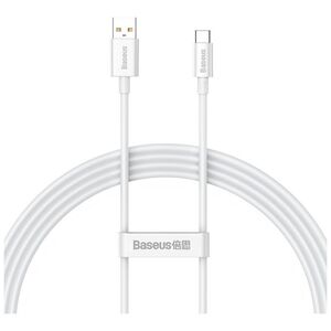 Data cable Baseus Superior, Type-C, 100W, 1.5m, White - 40451 έως 12 άτοκες Δόσεις