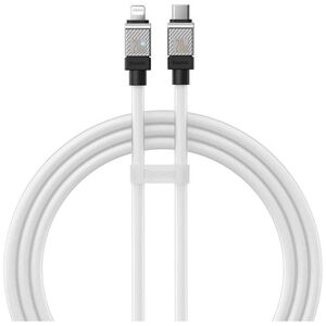 Data cable Baseus CoolPlay, Type-C - Lightning, 20W, 1.0m, White - 40453 έως 12 άτοκες Δόσεις