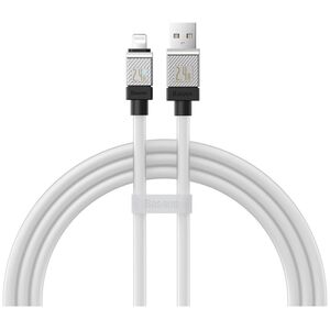 Data cable Baseus CoolPlay, Lightning, 1.0m, White - 40454 έως 12 άτοκες Δόσεις