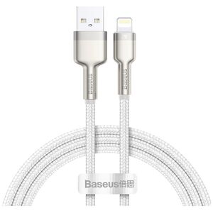 Data cable Baseus Cafule, Lightning, 1.0m, White - 40474 έως 12 άτοκες Δόσεις