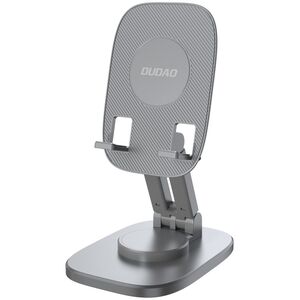 Dudao desk telescopic stand foldable stand for phone tablet gray (F5XS)