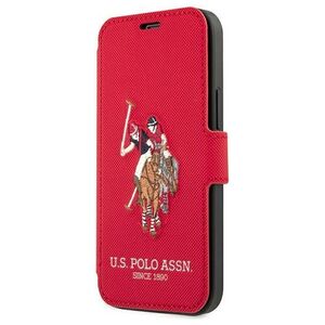US Polo USFLBKP12MPUGFLRE iPhone 12/12 Pro 6,1" czerwony/red book Polo Embroidery Collection