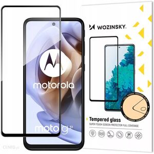 Wozinsky Full Glue Moto G51 Full Screen Tempered Glass with Black Frame
