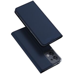 Dux Ducis Skin Pro case for Oppo Reno 8 flip cover card wallet stand blue